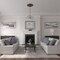 Ekena Millwork Milan Ceiling Medallion (Fits Canopies up to 4 5/8"), 24 1/2"OD x 3 1/2"ID x 1"P, Root Beer Crackle CM24MIRBC - alternate 2